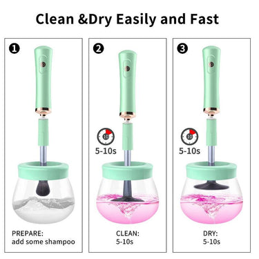 Fast Electric Makeup Brush Cleaner